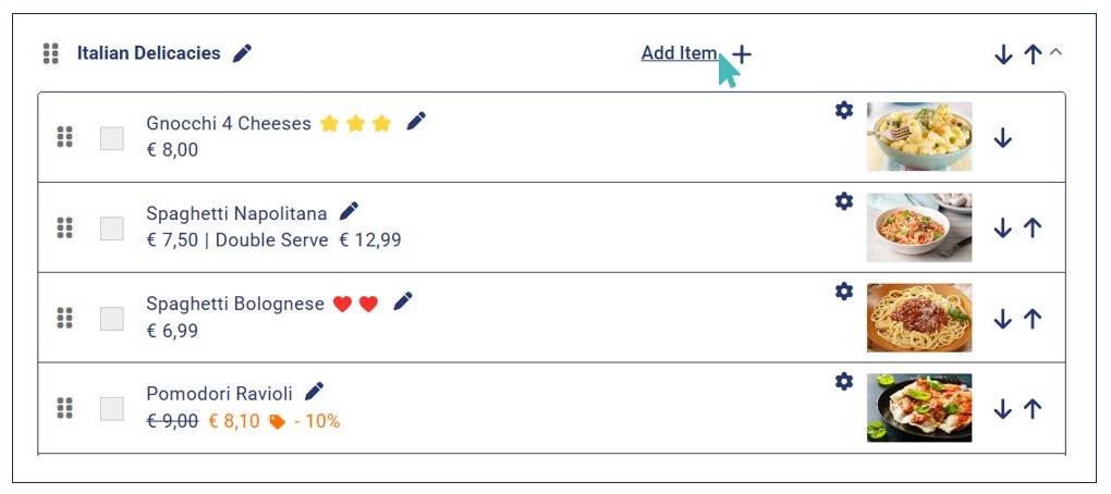 Add an offer to a category