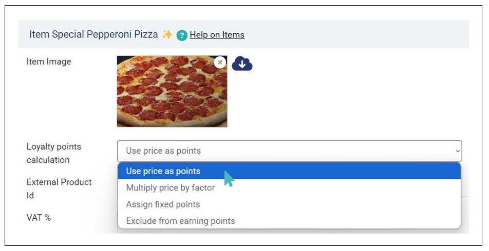 Loyalty Points Calculation Criteria
