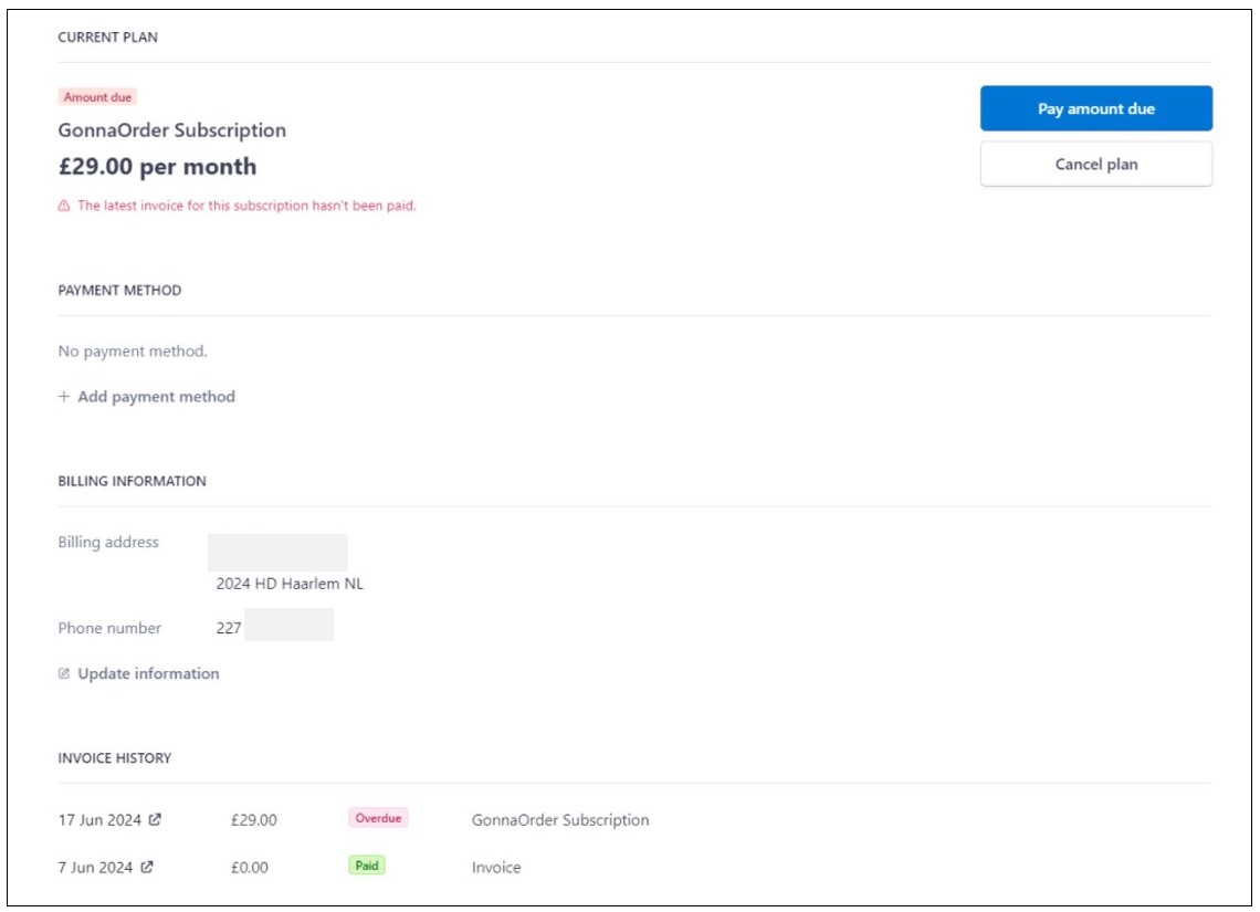 Manage Your Subscription on Stripe Customer Portal.