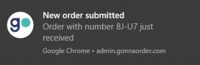 Notification Message