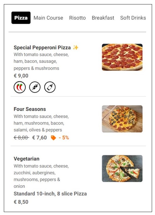 Ordering is Inactive - Customers Can Only View the Menu.