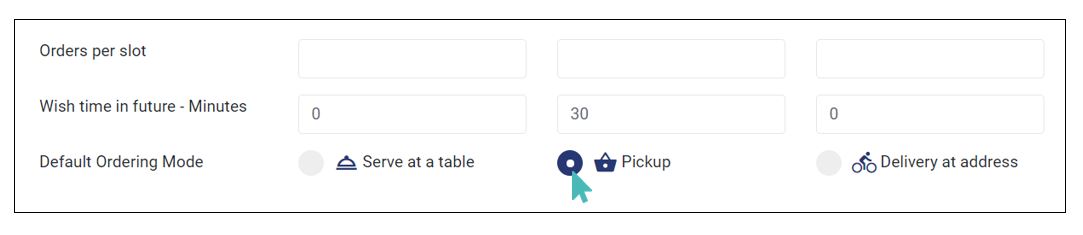 Setting the default ordering mode
