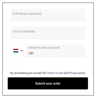 Customer Checkout Page When Payment is Inactive