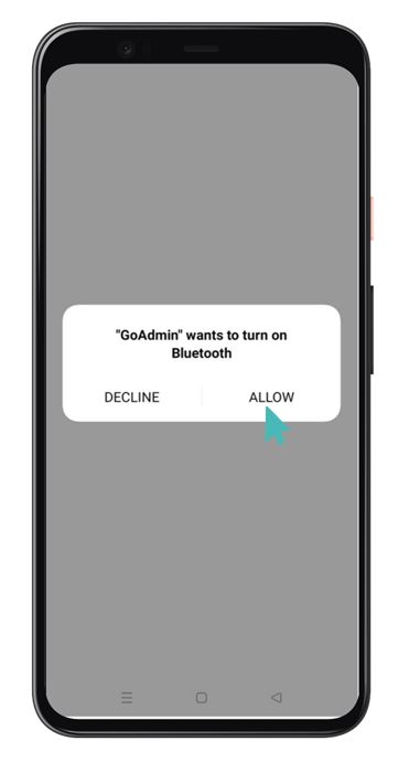 Allow GonnaOrder to open Bluetooth