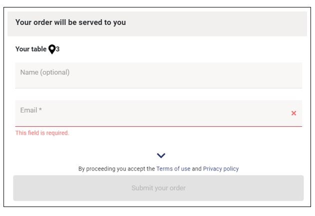 Optional, mandatory and hidden fields