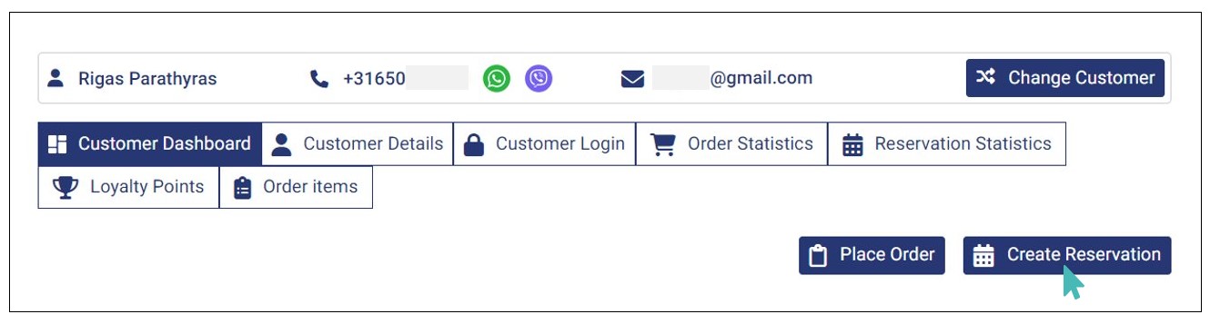 Create Reservation