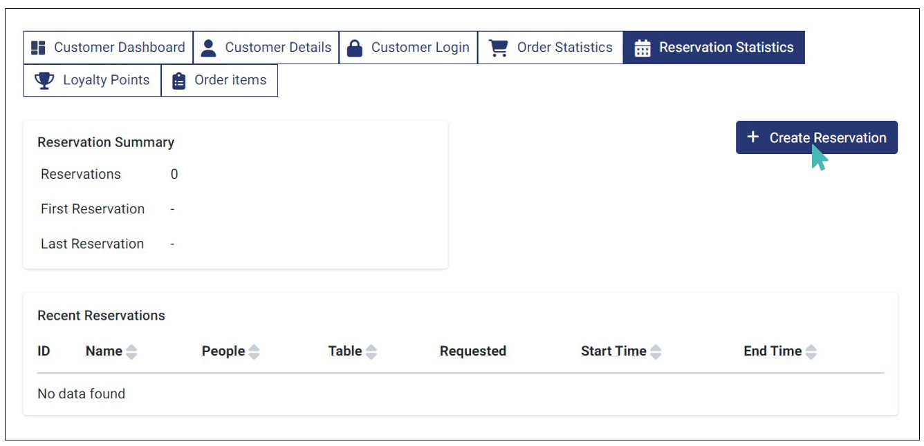 Create Reservation