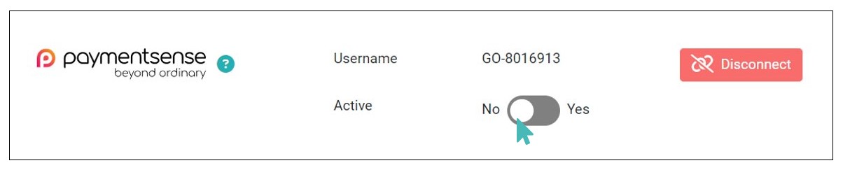 Deactivate Paymentsense
