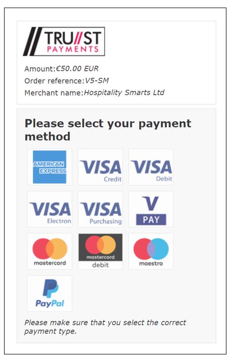 Payment options