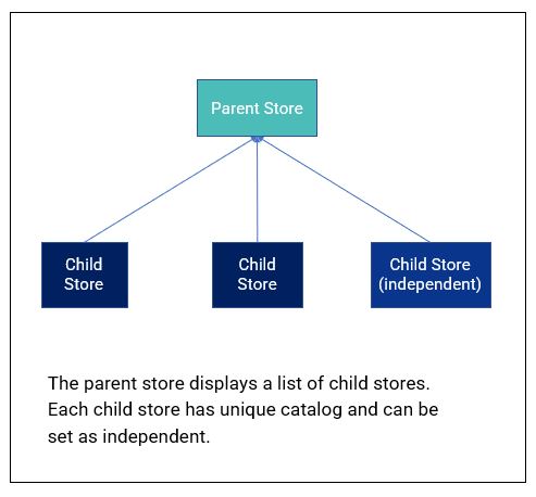 Multi store setup illustration