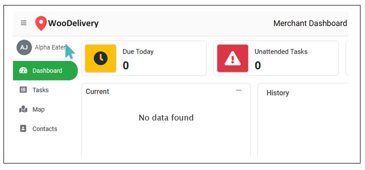Open your profile to view your Merchant ID