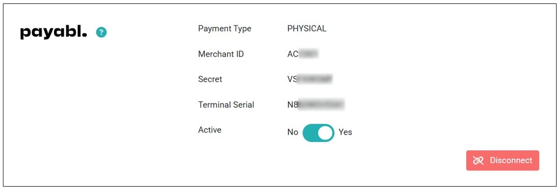 Store Successfully Connected to payabl.
