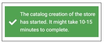 Catalog Sync Initiated