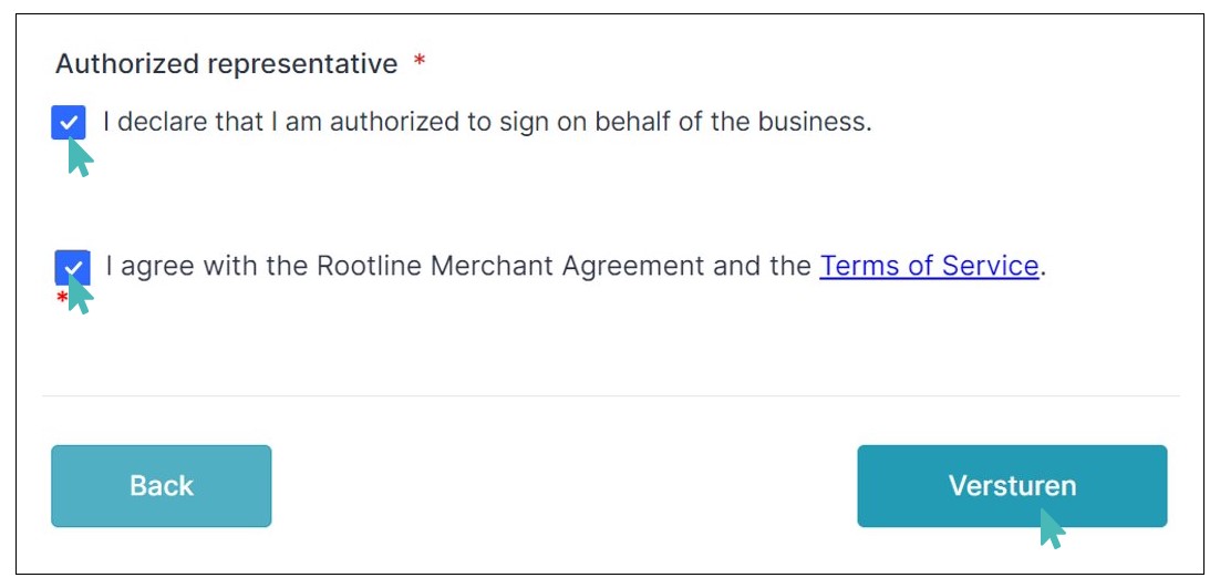 Accept Merchant Agreement