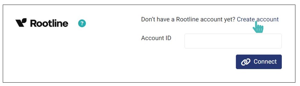 Create Rootline Account From GonnaOrder