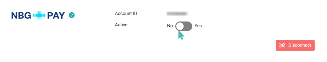 Deactivating NBG Pay