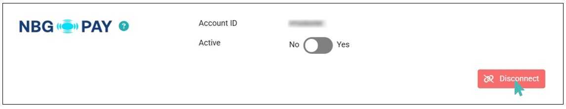 Disconnecting NBG Pay