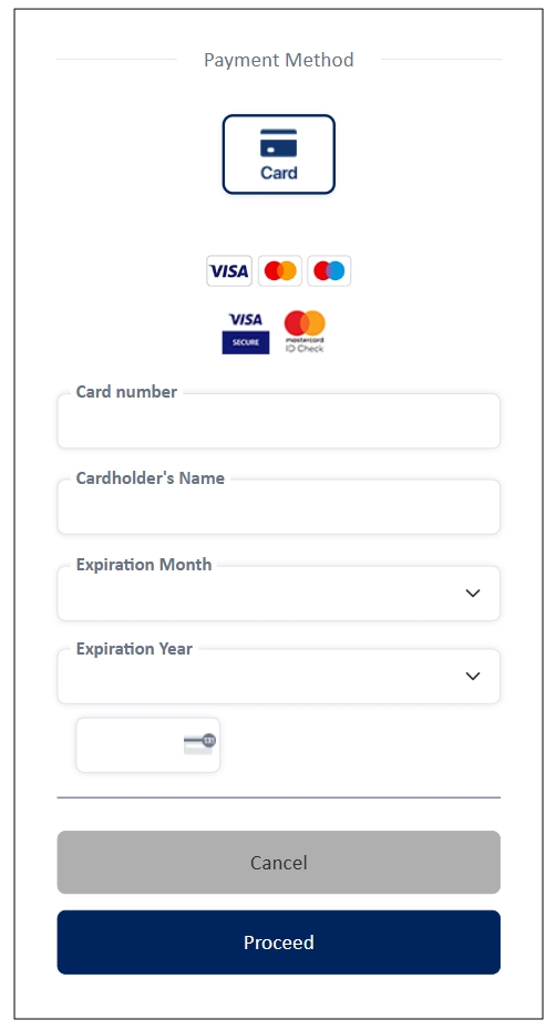 Eurobank Order Payment Page