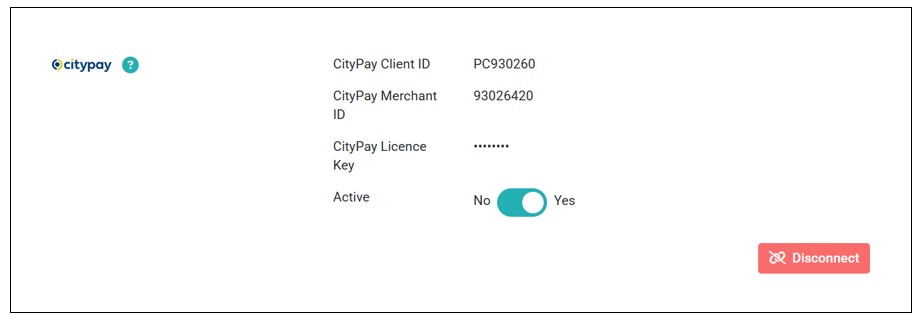 Store Successfully Connected to Citypay