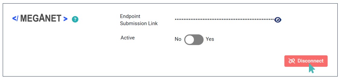 Disconnect Meganet Integration